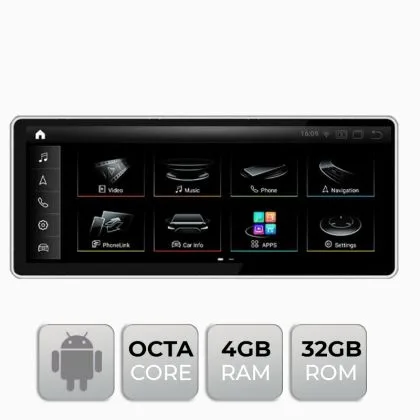 Navigatie Audi Q5 Concert Symphonie 2009-2014 Android Octa Core 4+32 10.25" 1920x720 | Ambient Garage
