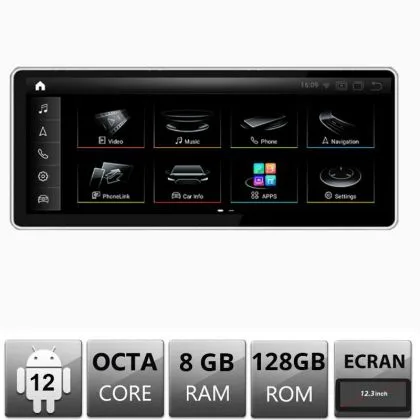 Navigatie Audi Q5 Concert Symphonie 2009-2014 Android Octa Core 8+128 12.3" 1920x720 | Ambient Garage