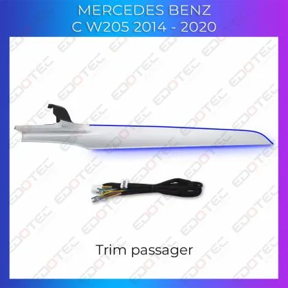 Lumini Ambientale NIGHTVIBE trim pasager fata Mercedes C W205 GLC X253 control pe sistemul original sau telefon | Ambient Garage