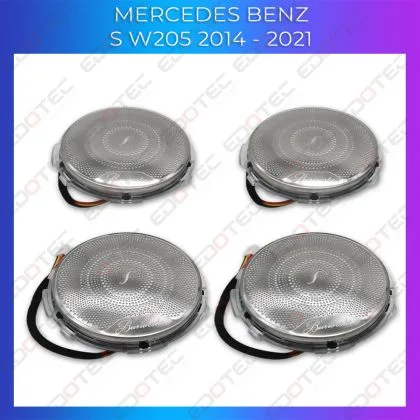 Lumini Ambientale NIGHTVIBE capace difuzoare Mercedes C W205 GLC X253 control pe sistemul original sau telefon | Ambient Garage