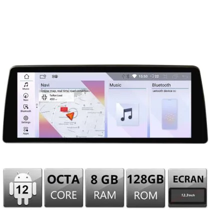 Navigatie BMW Seria 3 F30 2016-2019 EVO Android ecran 12.3" 8+128 4G BT | Ambient Garage