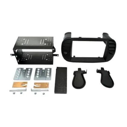 Connects2 CT23FT25 2DIN Kit Rama Fiat 500 Negru mat | Ambient Garage