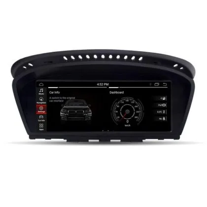 Navigatie BMW Seria 3/5 cu CIC E60-CIC-QUALCOMM cu Android 10 4G 4+32GB Internet GPS | Ambient Garage