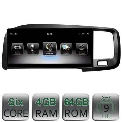 Navigatie Volvo S60 2011-2014 Android internet GPS usb PX6 | Ambient Garage
