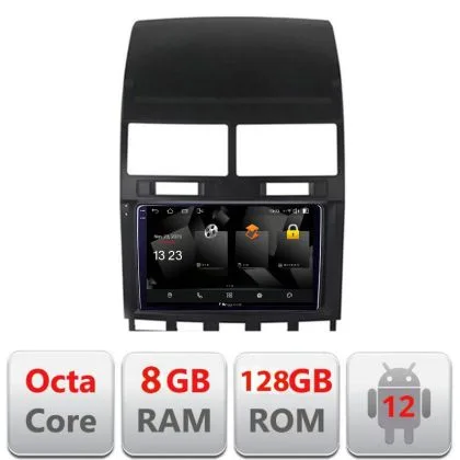 Navigatie VW Touareg 2004-2011 5960Pro-042 Android Octa Core Qualcomm 2K Qled 8+128 DTS DSP 360 4G Optical | Ambient Garage