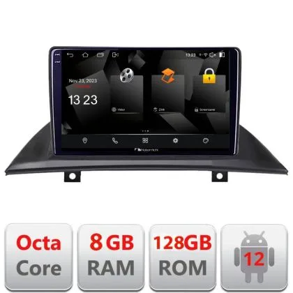 Navigatie BMW X3 2004-2012 5960Pro-083 Android Octa Core Qualcomm 2K Qled 8+128 DTS DSP 360 4G Optical | Ambient Garage