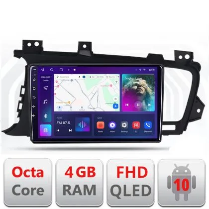 Navigatie Kia Optima 2011-2013 B-091 Android Ecran QLED octa core 4+64 carplay android auto KIT-091+EDT-E309V3 | Ambient Garage
