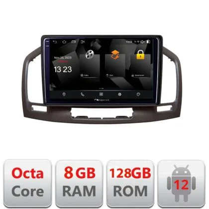 Navigatie Opel Insignia 2009-2013 5960Pro-114 Android Octa Core Qualcomm 2K Qled 8+128 DTS DSP 360 4G Optical | Ambient Garage