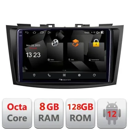 Navigatie Suzuki Swift 2010-2017 5960Pro-179 Android Octa Core Qualcomm 2K Qled 8+128 DTS DSP 360 4G Optical | Ambient Garage