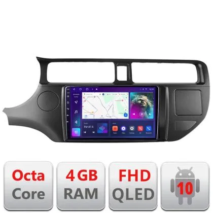 Navigatie Kia Rio 2011-2013 B-204 Android Ecran QLED octa core 4+64 carplay android auto KIT-204+EDT-E309V3 v1 | Ambient Garage