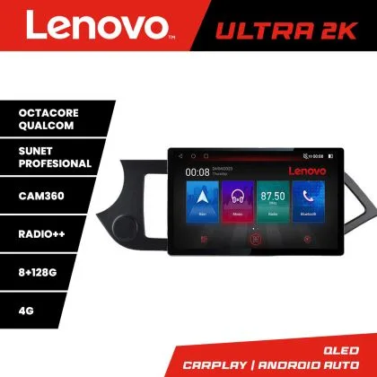 Navigatie Kia Picanto 2011-2015 N-217 ecran 13" 2K 8+128 Android Waze USB Navigatie 4G 360 Toslink Youtube Radi | Ambient Garage