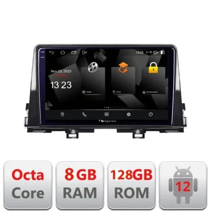 Navigatie Kia Picanto 2016- 5960Pro-2217 Android Octa Core Qualcomm 2K Qled 8+128 DTS DSP 360 4G Optical | Ambient Garage