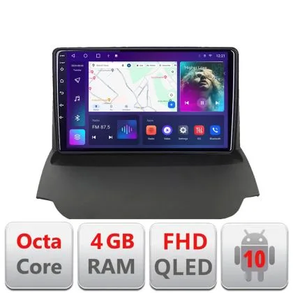 Navigatie Ford Ecosport 2013-2016 B-232 Android Ecran QLED octa core 4+64 carplay android auto KIT-232+EDT-E309V3 | Ambient Garage