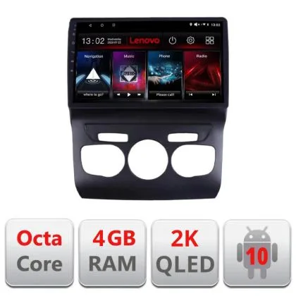 Navigatie Citroen C4 2011-2016 L-241, Octacore, 4Gb RAM, 64Gb Hdd, 4G, QLED 2K, DSP, Carplay, Bluetooth | Ambient Garage