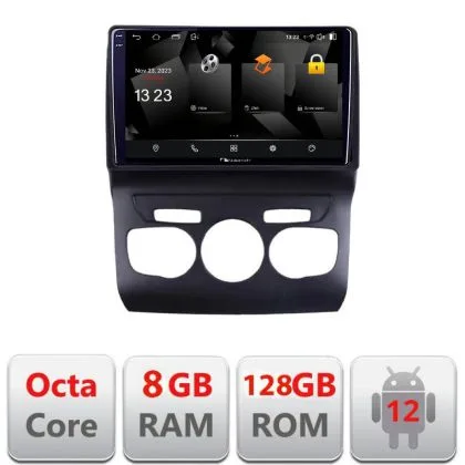 Navigatie Citroen C4 2011-2016 5960Pro-241 Android Octa Core Qualcomm 2K Qled 8+128 DTS DSP 360 4G Optical | Ambient Garage