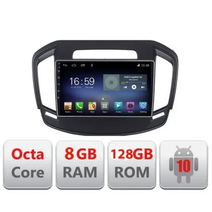 Navigatie Opel Insignia 2014-2016 F-338 Octa Core cu Android Radio Bluetooth Internet GPS WIFI DSP 8+128GB 4G | Ambient Garage