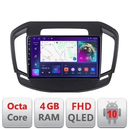 Navigatie Opel Insignia B-338 Android Ecran QLED octa core 4+64 carplay android auto KIT-338+EDT-E309V3 | Ambient Garage
