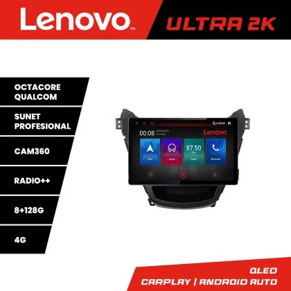 Navigatie Hyundai Elantra 2013-2015 N-359 ecran 13" 2K 8+128 Android Waze USB Navigatie 4G 360 Toslink Youtube | Ambient Garage