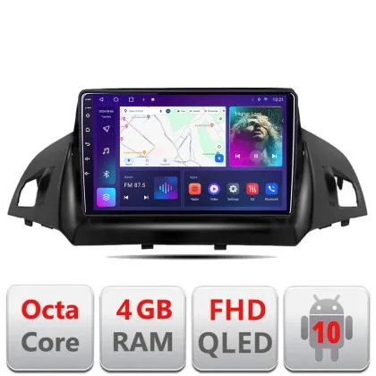 Navigatie Ford Kuga 2013-2017 B-362 Android Ecran QLED octa core 4+64 carplay android auto KIT-362+EDT-E309V3 | Ambient Garage