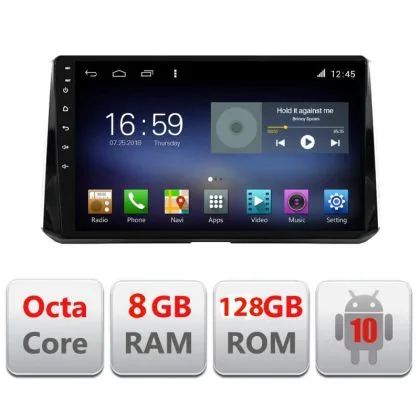 Navigatie Toyota Corolla dupa 2020 F-388 Octa Core cu Android Radio Bluetooth Internet GPS WIFI DSP Octa Core 8+128GB | Ambient Garage