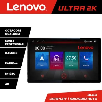 Navigatie Toyota Corolla/Auris 2018- N-388 ecran 13" 2K 8+128 Android Waze USB Navigatie 4G 360 Toslink Youtube | Ambient Garage