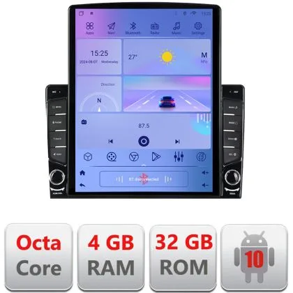 Navigatie Fiat 500L 2012-2017 H-500L ecran tip TESLA 9.7" cu Android Radio Bluetooth Internet GPS WIFI 4+32GB DSP 4G O | Ambient Garage