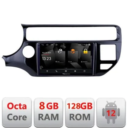 Navigatie Kia Rio 5960Pro-504 Android Octa Core Qualcomm 2K Qled 8+128 DTS DSP 360 4G Optical | Ambient Garage