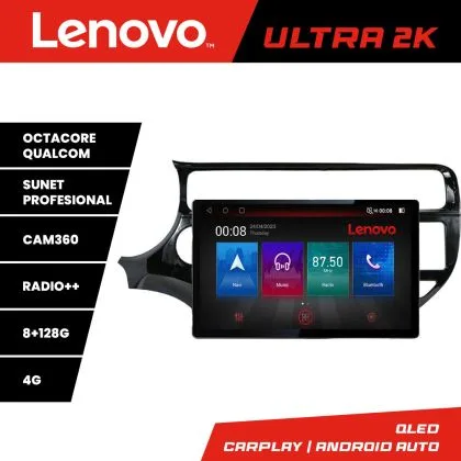 Navigatie Kia Rio N-504 ecran 13" 2K 8+128 Android Waze USB Navigatie 4G 360 Toslink Youtube Radio KIT-504+EDT- | Ambient Garage