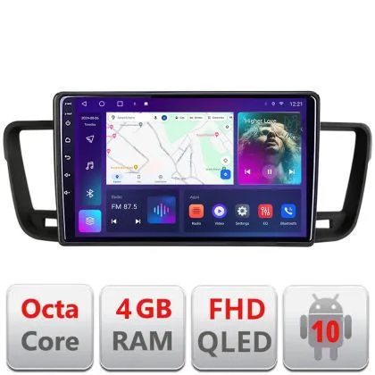 Navigatie Peugeot 508 B-5637 Android Ecran QLED octa core 4+64 carplay android auto KIT-5637+EDT-E309V3 | Ambient Garage