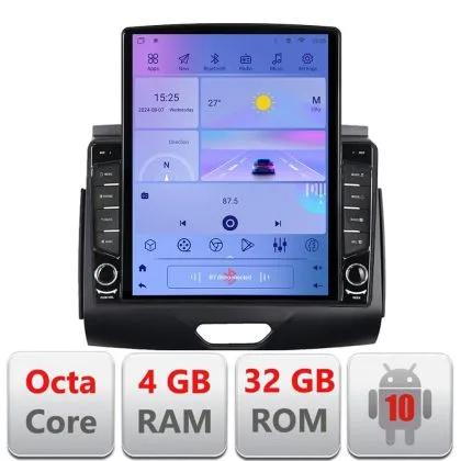 Navigatie Ford Ranger 2015- cu cd Android radio gps internet Octa Core 4+64 LTE Kit-574-2020+EDT-E709 | Ambient Garage