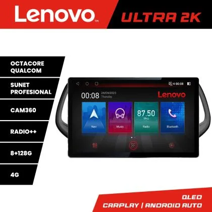 Navigatie Jeep Compass 2017 N-739 ecran 13" 2K 8+128 Android Waze USB Navigatie 4G 360 Toslink Youtube Radio KI | Ambient Garage