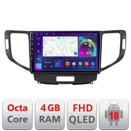 Navigatie Honda Accord 2008-2012 B-8951 Android Ecran QLED octa core 4+64 carplay android auto KIT-8951+EDT-E309V3 | Ambient Garage