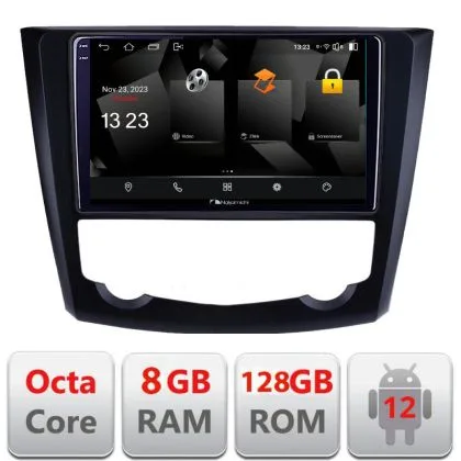 Navigatie Renault Kadjar 5960Pro-9030 Android Octa Core Qualcomm 2K Qled 8+128 DTS DSP 360 4G Optical | Ambient Garage