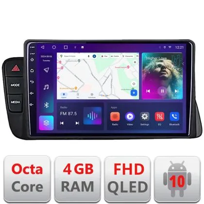 Navigatie Audi A4 2008-2016 NON-MMI B-A4 Android Ecran QLED octa core 4+64 carplay android auto KIT-A4+EDT-E310V3 | Ambient Garage