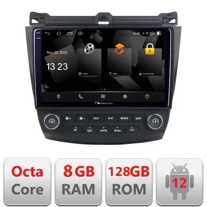 Navigatie Honda Accord 2004-2008 5960Pro-ACCORD Android Octa Core Qualcomm 2K Qled 8+128 DTS DSP 360 4G Optical | Ambient Garage