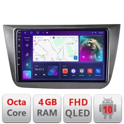 Navigatie Seat Altea 2005-2014 Android radio gps internet 4+64 carplay android auto Kit-altea+EDT-E309v3 | Ambient Garage