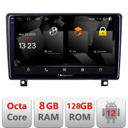 Navigatie Opel Astra H 2006-2015 Android Octa Core Qualcomm 2K Qled 8+128 DTS DSP 360 4G Optical | Ambient Garage