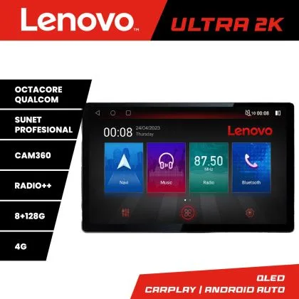Navigatie Toyota Auris 2007-2013 N-auris-2013 ecran 13" 2K 8+128 Android Waze USB Navigatie 4G 360 Toslink Yout | Ambient Garage