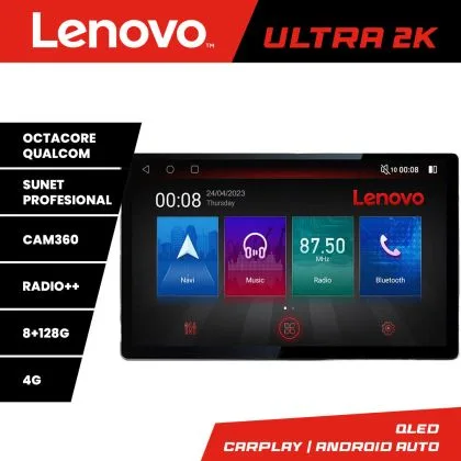 Navigatie Toyota Avensis 2003-2008 N-avensis03 ecran 13" 2K 8+128 Android Waze USB Navigatie 4G 360 Toslink You | Ambient Garage