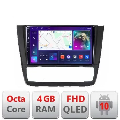 Navigatie BMW Seria 1 E87 B-BMW117 Android Ecran QLED octa core 4+64 carplay android auto KIT-BMW117+EDT-E309V3 | Ambient Garage