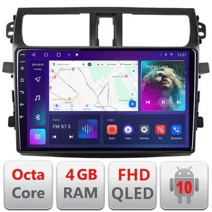 Navigatie Suzuki Celerio 2014-2021 Android radio gps internet 4+64 carplay android auto KIT-celerio+EDT-E309v3 | Ambient Garage