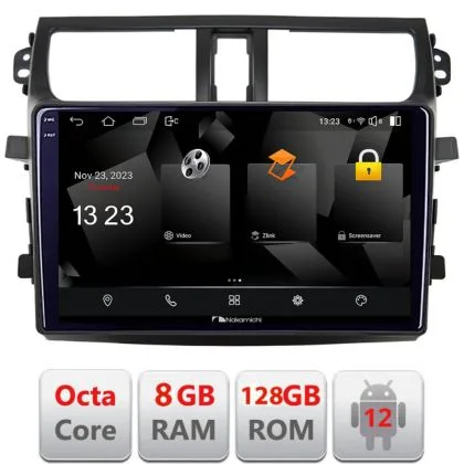 Navigatie Suzuki Celerio 2014-2021 Android radio gps internet octa core 8+128 carplay android auto | Ambient Garage