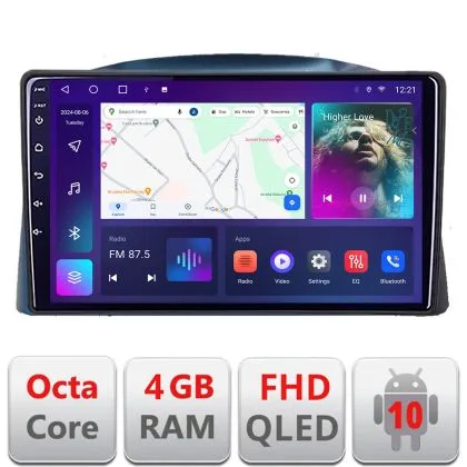 Navigatie Jeep Grand Cherokee 2004-2007 Android radio gps internet 4+64 carplay android auto Kit-cherokee-2007+EDT-E310v3 | Ambient Garage