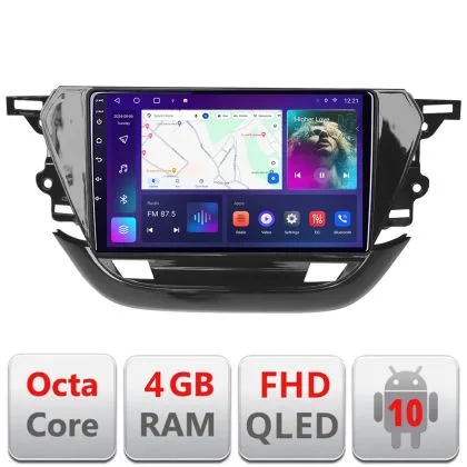Navigatie Opel Corsa F 2019- Android radio gps internet 4+64 carplay android auto KIT-corsa-f+EDT-E309v3 | Ambient Garage
