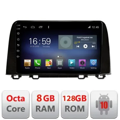 Navigatie Honda CRV 2016-2022 F-CRV19 Octa Core cu Android Radio Bluetooth Internet GPS WIFI DSP 8+128GB 4G | Ambient Garage