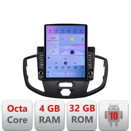 Navigatie Ford Transit V363 2015-2021 Android radio gps internet Octa Core 4+64 LTE Kit-custom+EDT-E709 | Ambient Garage