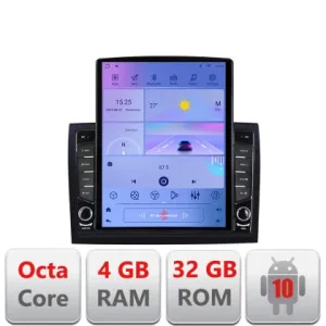 Navigatie Fiat ducato 2022- G-ducato ecran Tesla 9.7" QLED,Octacore,4Gb RAM,32Gb Hdd,4G,Qled,360,DSP,GPS,Carplay | Ambient Garage