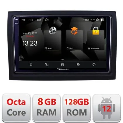 Navigatie Fiat ducato 2006- 5960Pro-DUCATO Android Octa Core Qualcomm 2K Qled 8+128 DTS DSP 360 4G Optical v1 | Ambient Garage