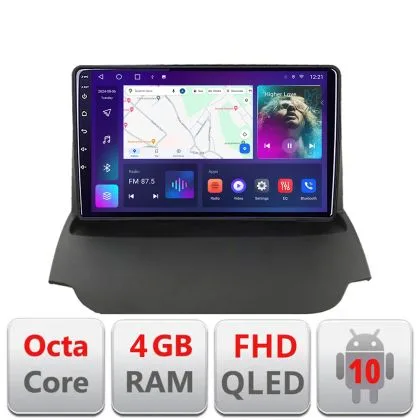 Navigatie Ford Ecosport 2017- B-ECOSPORT Android Ecran QLED octa core 4+64 carplay android auto KIT-ecosport+EDT-E309V3 | Ambient Garage