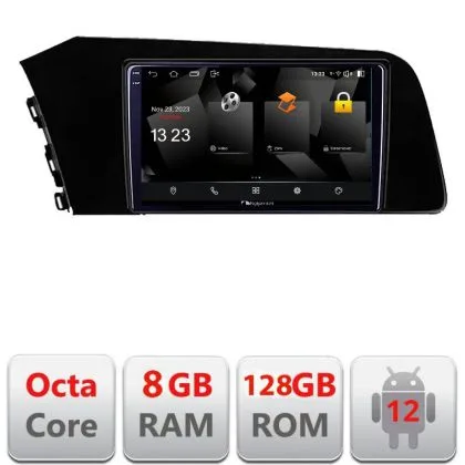 Navigatie Hyundai Elantra 2021- 5960Pro-elantra2021 Android Octa Core Qualcomm 2K Qled 8+128 DTS DSP 360 4G Optical | Ambient Garage